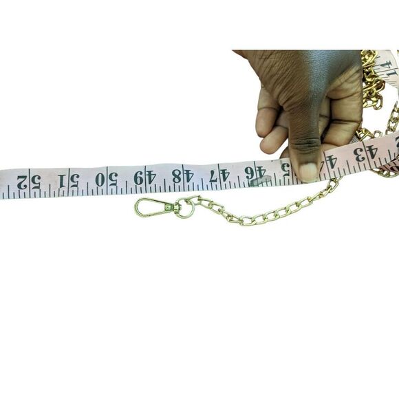 Takeout Box Purse Shoulder Bag Small White Red Gold Tone chain 2 snap closure - Picture 8 of 13